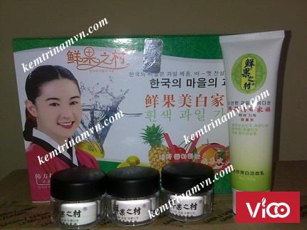 Kem tri nam dưỡng trắng da 4 trong 1 chiết xuất từ hoa qủa thiên nhiên