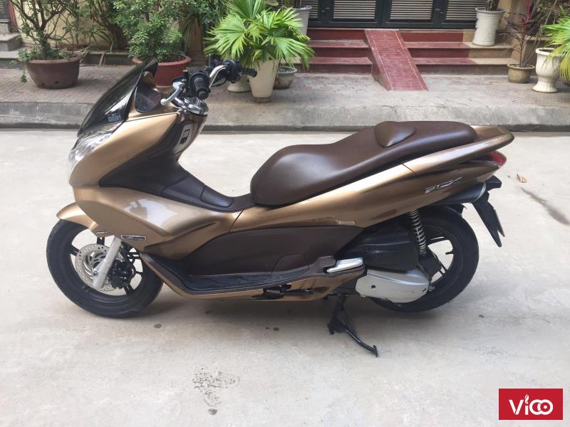PCX màu vàng đồng màu VIP chính chủ sử dụng máy móc linh kiện nguyên từ THAILAND