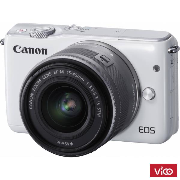 Canon EOS M10 màu trắng Kit EFM 1545mm IS STM hàng chính hãng BH 92018.LH 0983.280.283