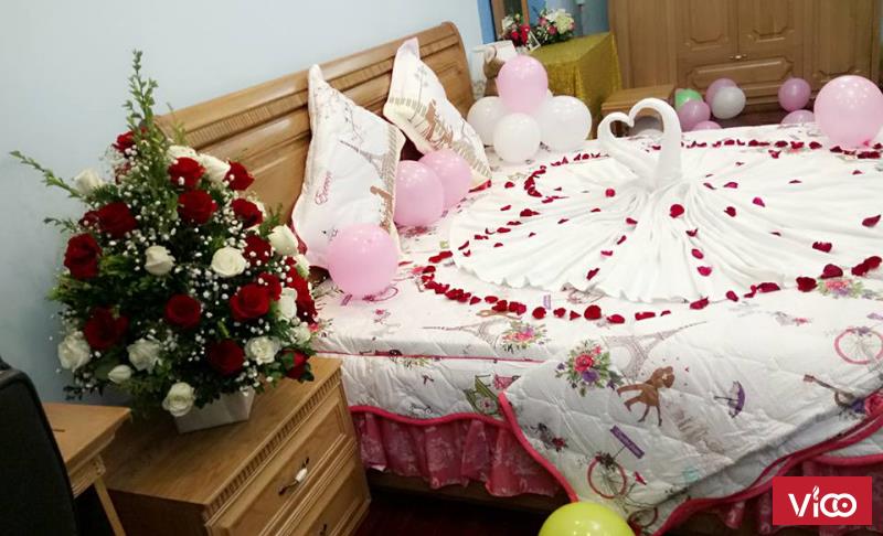 Nhận trang trí phòng cưới xe hoa giá rẻ hà đông