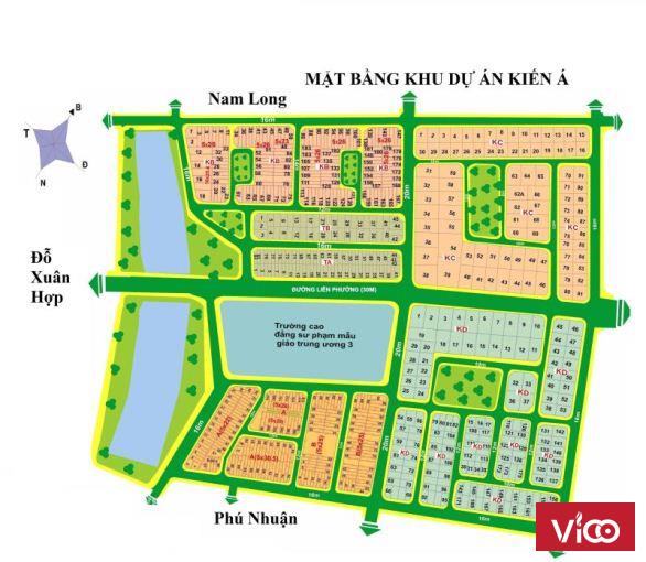 Bán đất nền dự án tại KDC Kiến Á, Quận 9, Hồ Chí Minh, biệt thự đơn lập.