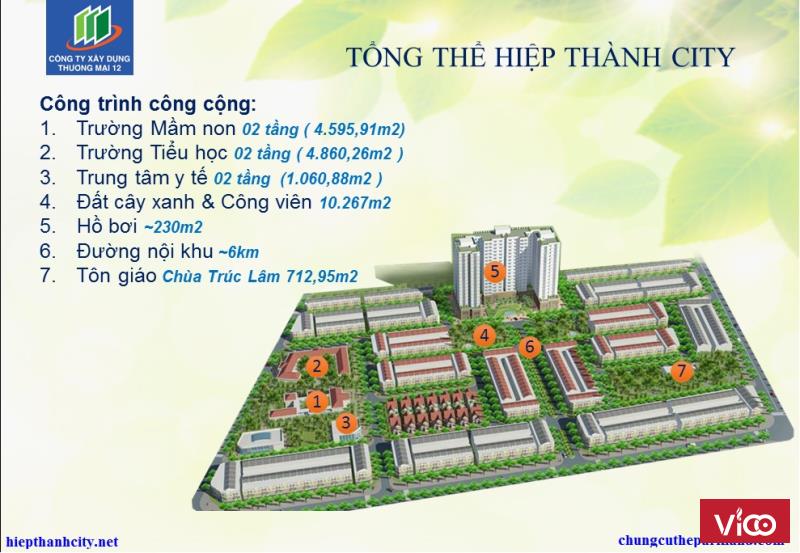 Đất nền dự án Hiệp Thành City trung tâm Q.12 dt 90125m2