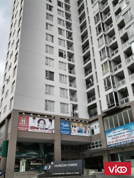 Cho thuê căn hộ chung cư Horizon Tower Q1.S125m2,3pn,nội thất cao cấp.tầng 8,23tr/th