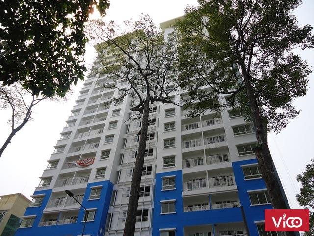 Cho thuê căn hộ 155 Nguyễn chí Thanh Q.5, diện tích 60m2, 2pn