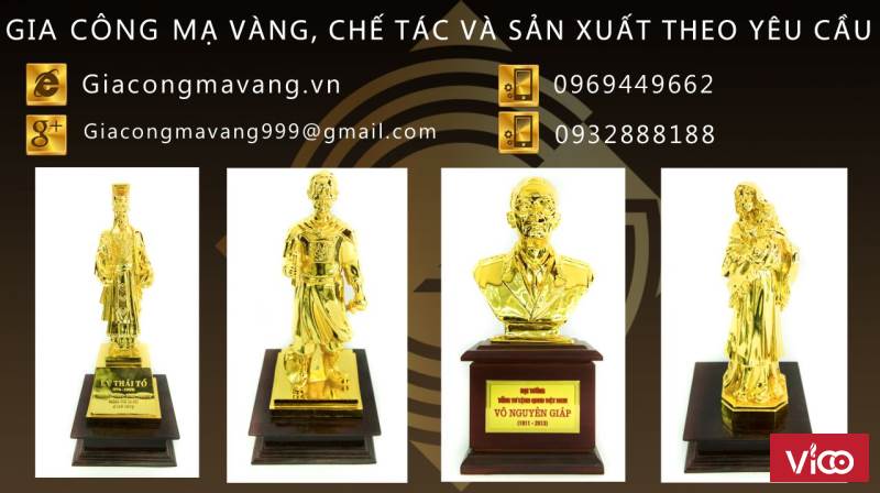 Quà tặng mạ vàng 24k GoldPlate