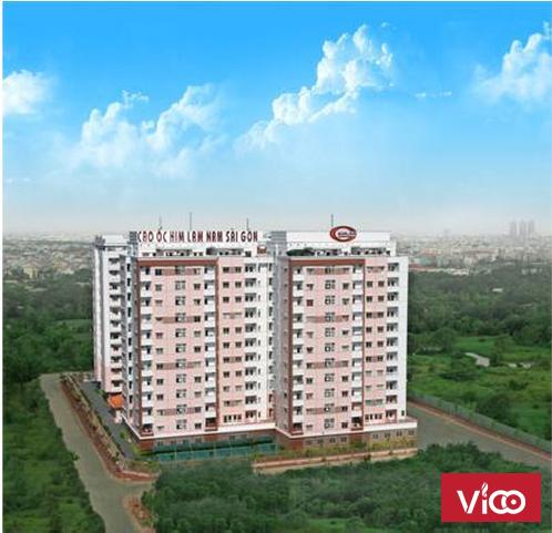 Cần cho thuê gấp căn hộ Him lam Nam Sai Gòn H Bình Chánh Dt 70 m2, 2PN, Giá 7.5 tr/th