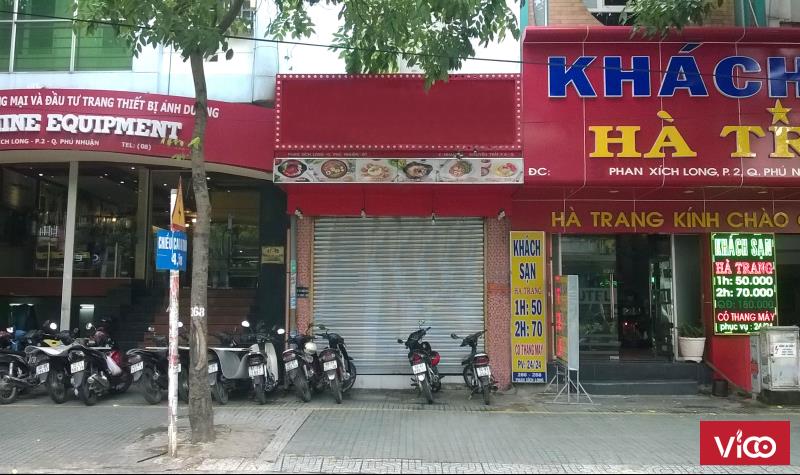 Cho thuê nhà mặt tiền đường Phan Xích Long, Quận Phú Nhuận 4m x 16m, nhà trệt, khu nhà hàng...