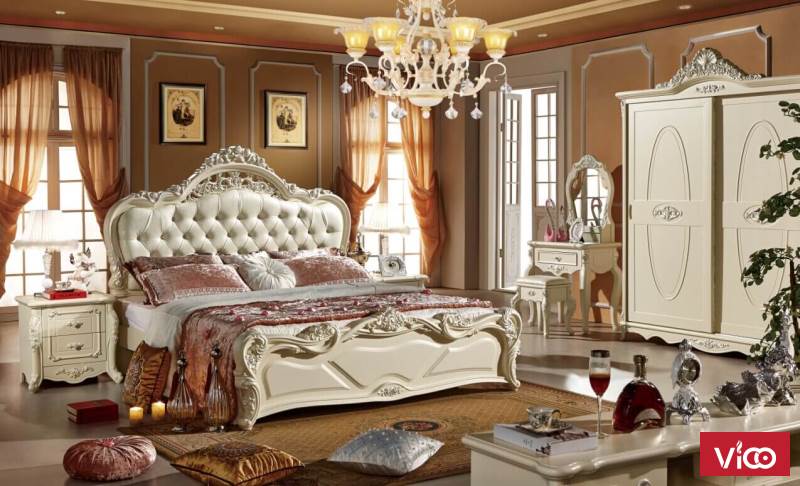 Giường ngủ tân cổ điển 0909