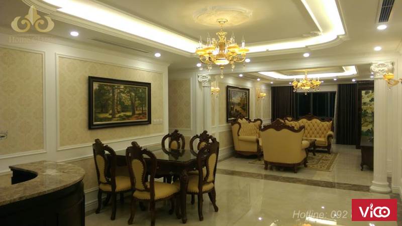 Thiết kế nội thất chung cư phong cách tân cổ điển 112