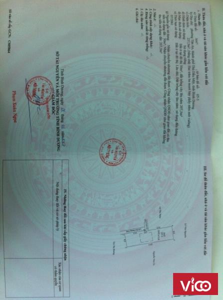 Bán đất khu vực phường Tân An, thành phố Thủ Dầu Một, tỉnh Bình Dương