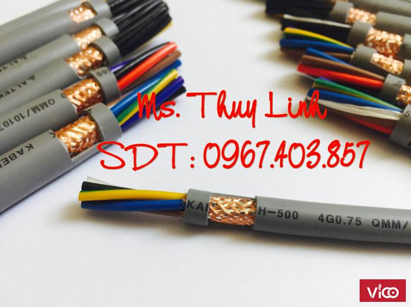 Cáp điều khiển, cáp điều khiển nhập khẩu có lưới chống nhiễu