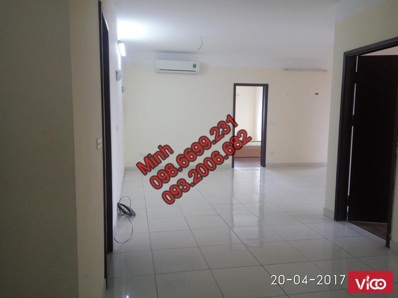 Cho thuê căn hộ chung cư Minh Khai,HBT,12tr/th,130m2,1pk,3pn,3wc,1pb,hướng tây