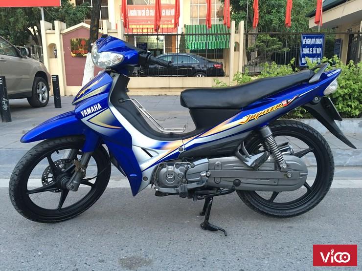 Jupiter V màu xanh GP vành đúc đặc 5 nan xịn Madein Thái lan biển 29U4 8977 12,8tr