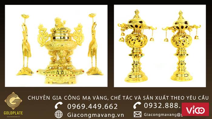 Quà tặng mạ vàng Quà tặng doanh nghiệp GoldPlate