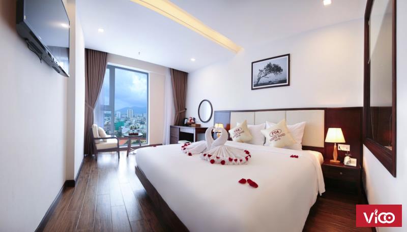 Khách sạn white sand boutique gần biển mỹ khê