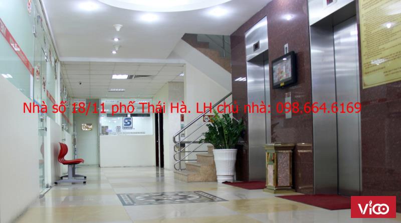 Chủ nhà cho thuê 40m2 VP tại phố Thái Hà. Giá 10,5 triệu/tháng. LH 0986646169