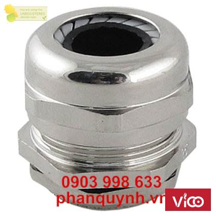 ỐC SIẾT CÁP ĐỒNG MẠ NIKEN M12 (BRASS CABLE GLAND)