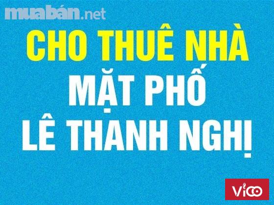 Cho thuê nhà mặt phố Lê Thanh Nghị, 40 triệu/tháng