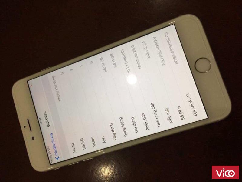 Ip6 plus 64gb màu siliver