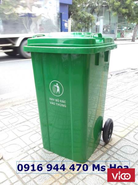 Cung cấp thùng rác 240L, thùng rác công cộng giá tốt.0916.944.470 Ms Hoa