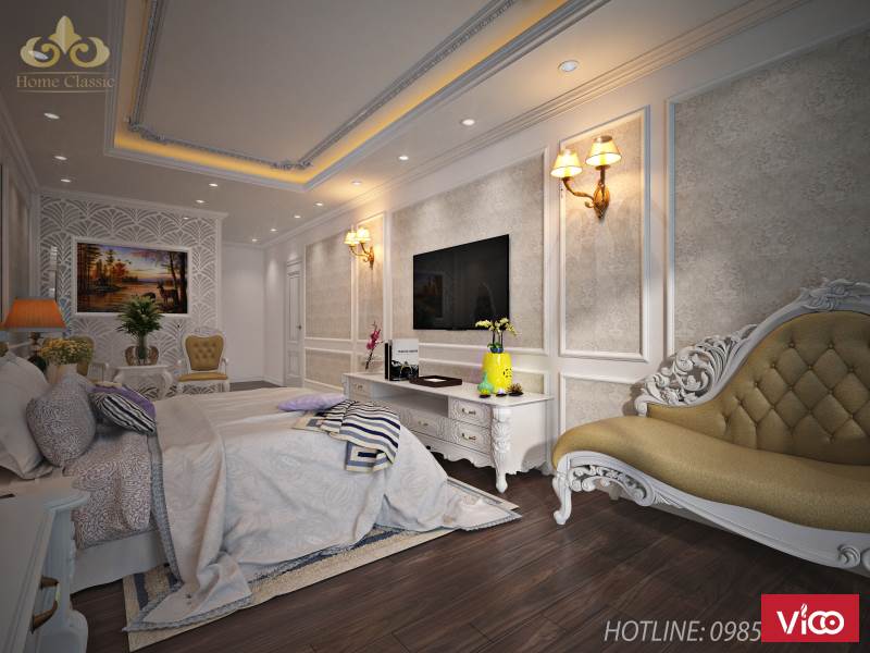 Thiết kế nội thất chung cư tân cổ điển 1111