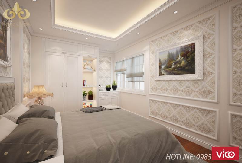 Thiết kế nội thất chung cư tân cổ điển 1111