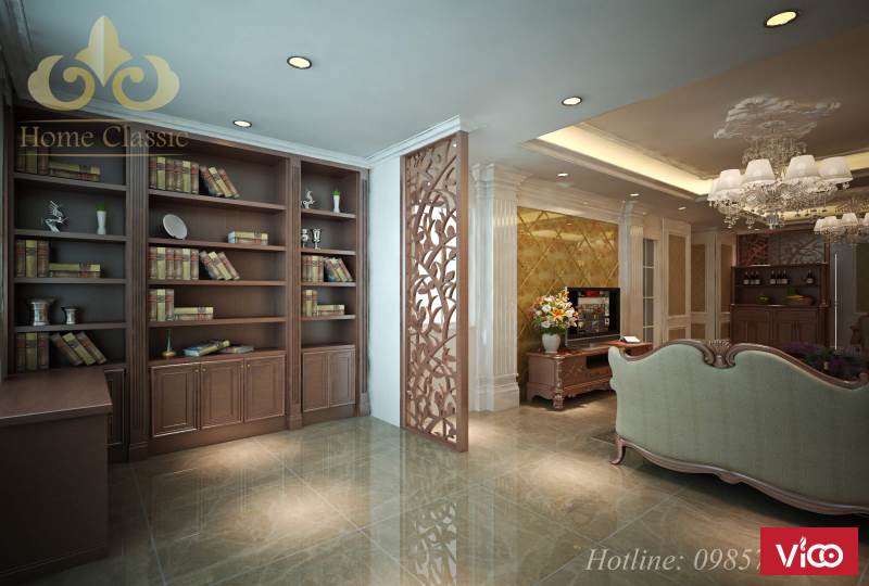 Thi công nội thất chung cư Tân cổ điển 1111