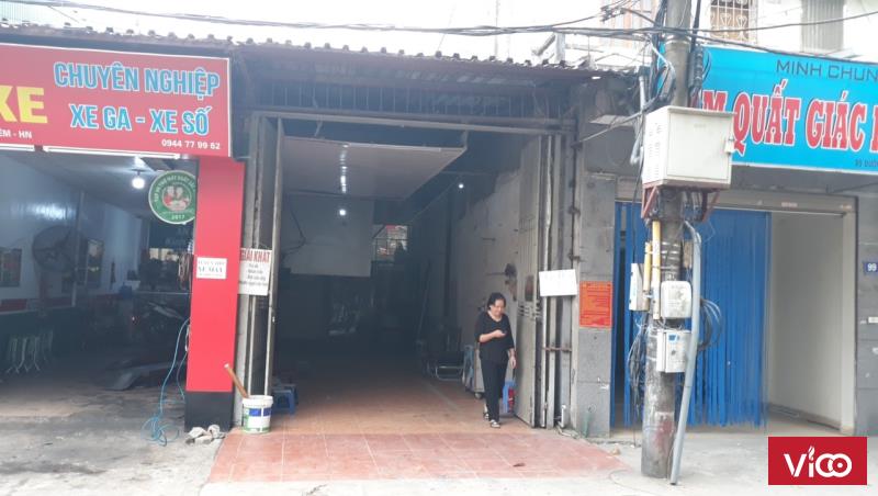 Cho thuê mặt bằng kinh doanh đường Phúc Diễn