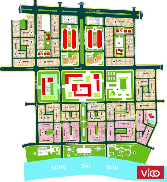 Bán đất dự án Huy Hoàng, Quận 2 15x20m sổ đỏ. Giá 58tr/m2