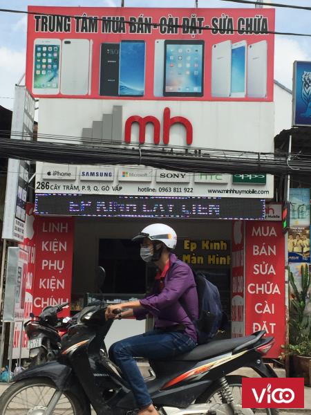 Thay mặt kính iphon tai gò vấp uy tín lấy ngay