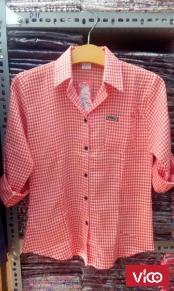 Sơ mi dài tay sọc kẻ thời trang nhiều màu kho sỉ đang bán 45k