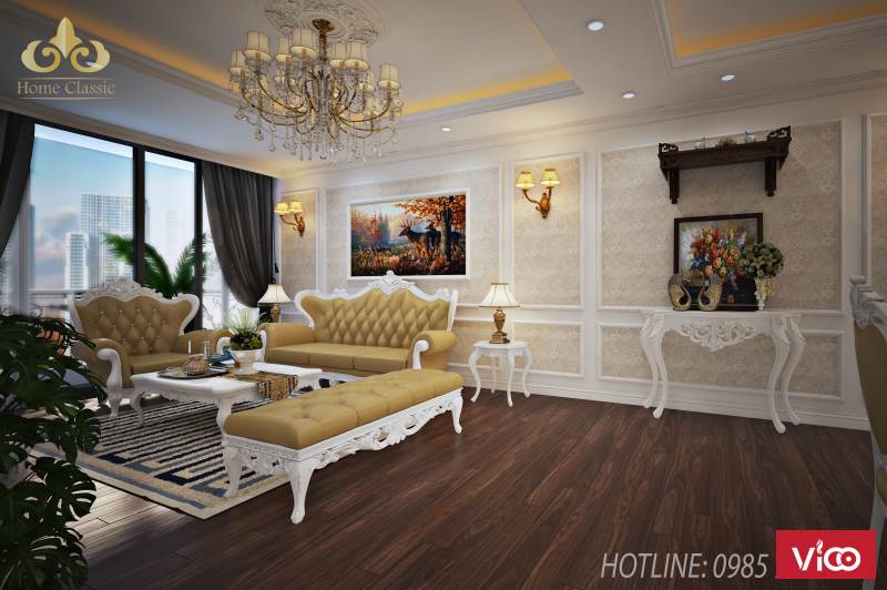 Căn hô chung cư Vimeco vơi thiêt kê tân cô điên sang trọng 2711