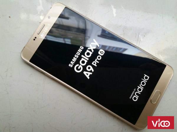 Bán Samsung A9 Pro màu vàng hồng