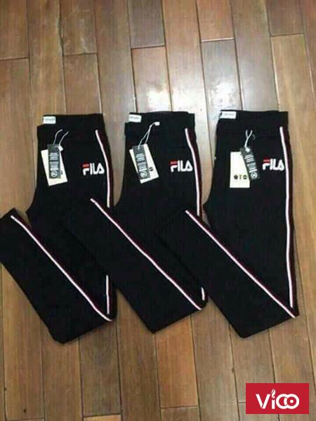 Buôn sỉ legging sọc thêu Fila giá tại xưởng 5x