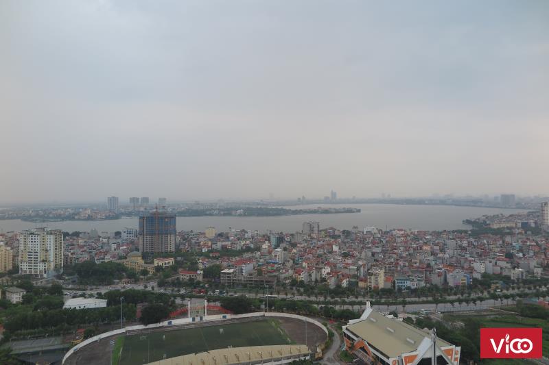 Căn hộ nằm trên đường Võ Chí Công Tây Hồ, Đầy đủ đồ đạc. dt 130m2 , 3pn , View nhin trọn cả Hồ Tây