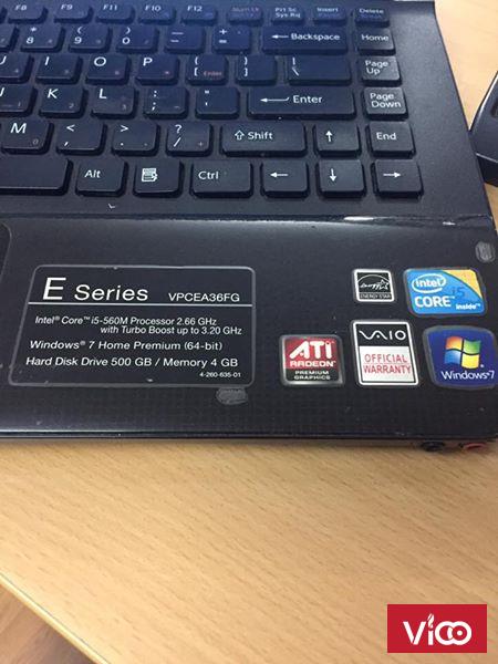 Bán laptop Sony vpc ea36fg coi i5