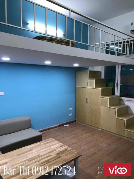 Cho thuê Phòng trọ siêu VIP nội thất Bắc Âu nằm trong khu Biệt thự Vinaconex Trung Văn