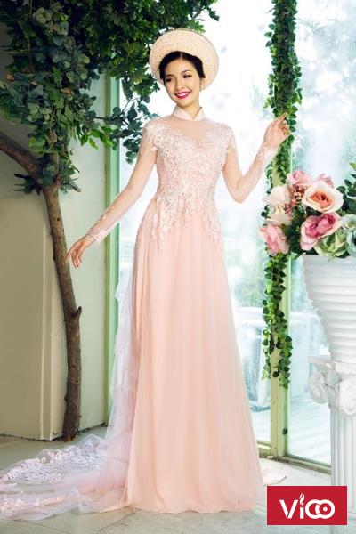 Áo dài đẹp đến từ thương hiệu áo cưới châu âu