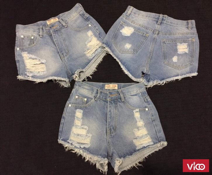 Sỉ, lẻ quần sooc, lửng, áo khoác jean nam nữ giá tại xưởng