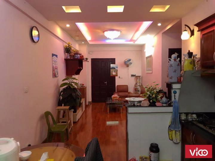 Cho thuê chung 71 m2 số 6 phố Đội Nhân, Ba Đình,HN. Diện tích 71 m2 chia thành 2 ngủ 1 wc, 1 phòng k