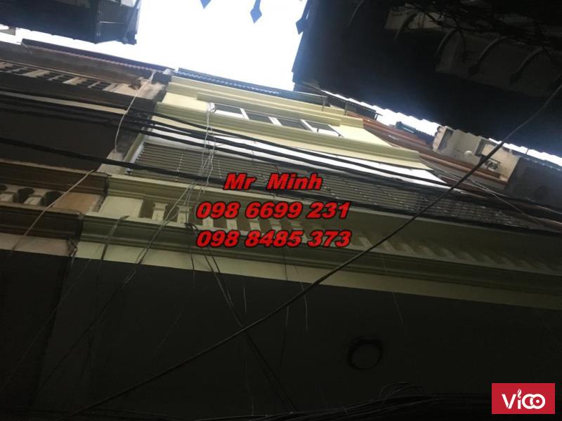 Cho thuê nhà riêng ngõ phố Trần Đại Nghĩa, Đại La, 33m2 x 4 tầng, 6,5tr/ tháng