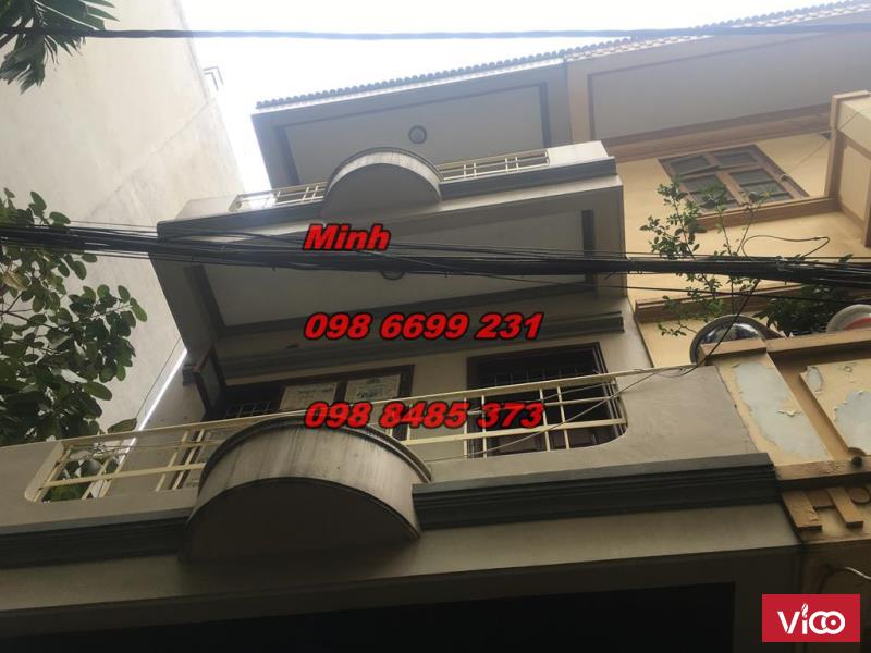 Cho thuê nhà riêng ngõ phố Hào Nam, 50m2 x 4 tầng, 4pn, đồ cơ bản, 15tr/ tháng