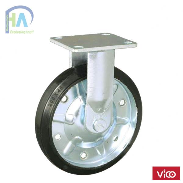 Bánh xe FSM200 cao su tĩnh Phú Hòa An có tính ứng dụng cao trong sản xuất