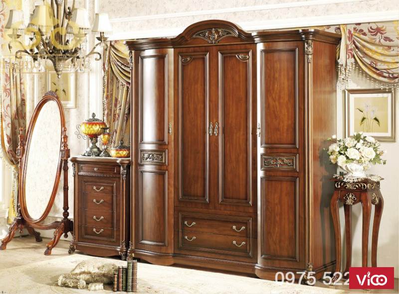 Tủ quần áo tân cổ điển_ cổ điển 0503