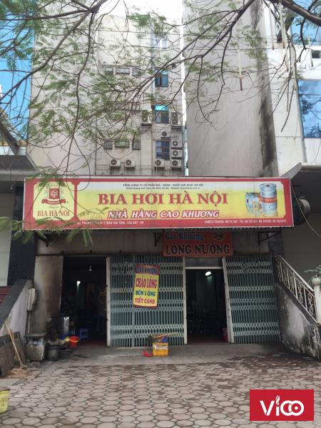 Cho thuê mặt bằng 1 tầng x 115 m2 ở phú diễn