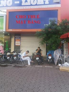 Cho Thuê Nhà Mặt Phố Trung Kính 82m, xây 4 tầng Mt 5,2m