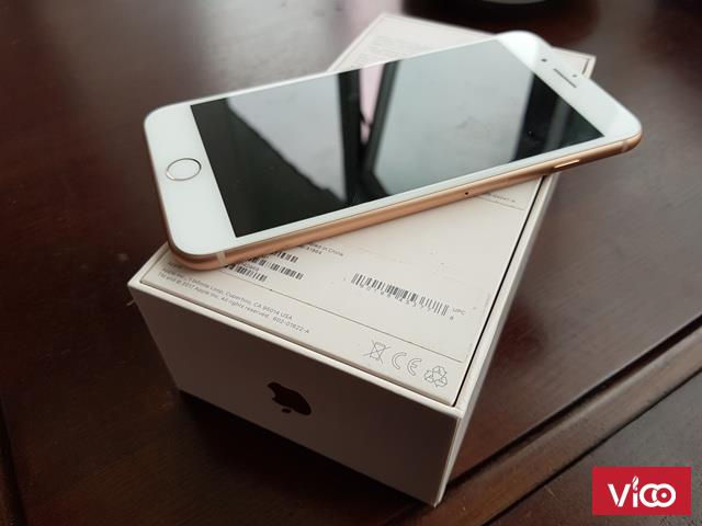 Bán iPhone 8 Plus bản QT gold 64G mới 96