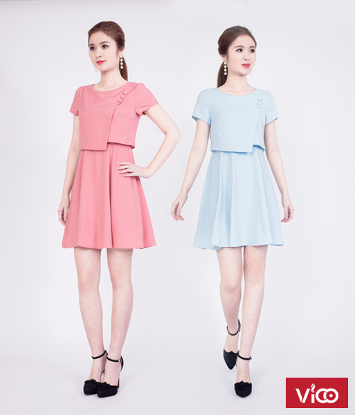 Đầm thời trang, váy công sở đẹp PTDX06 Cardino fashion