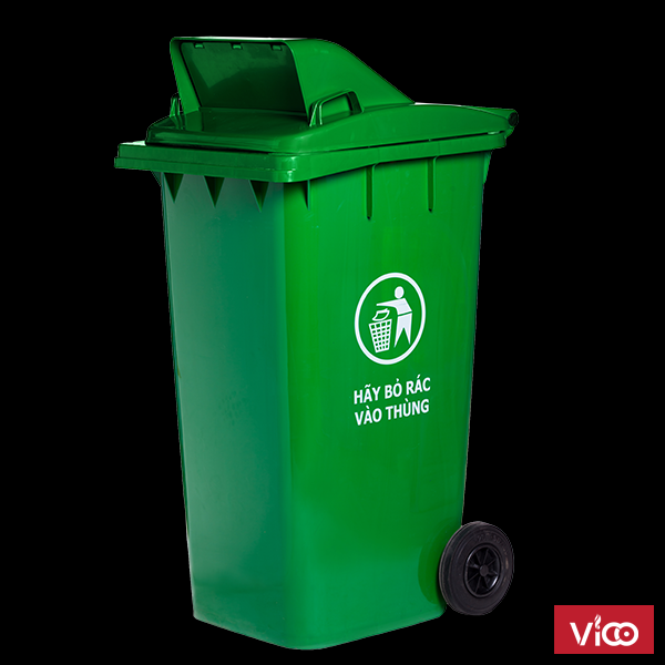 Thùng rác 120L cao cấp Phú Hòa An