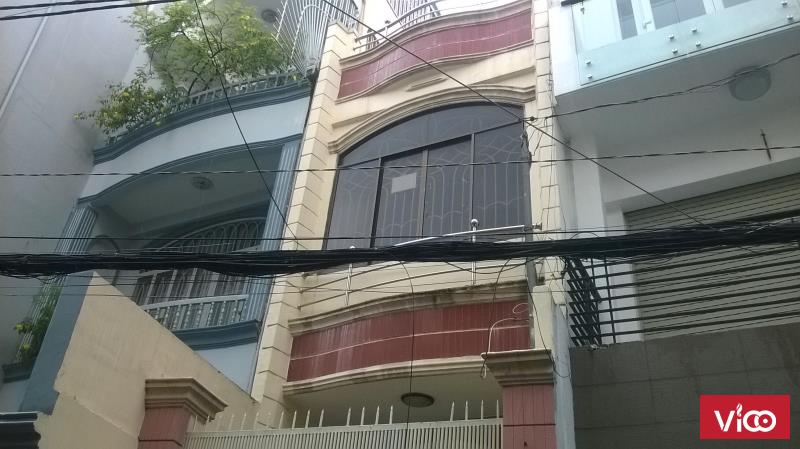 Cho thuê gấp nhà hẻm rộng 4m đường Võ Văn Tần, Quận 3 3m x 23m, 2 lầu, ST, 4PN, 4WC, hẻm thông NTMK